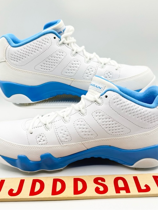 Nike Air Jordan 9 Retro Low G Golf UNC University Blue White FJ5934-101 Men’s - Picture 2 of 12